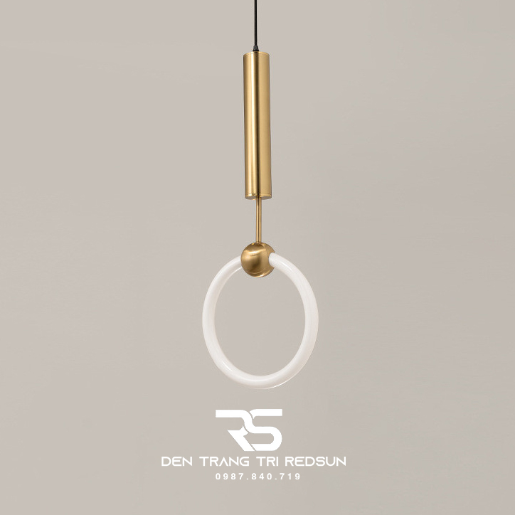 Đèn Thả Bàn Ăn Hiện Đại Phong Cách Bắc Âu Vòng Led Acrylic CDT-L004