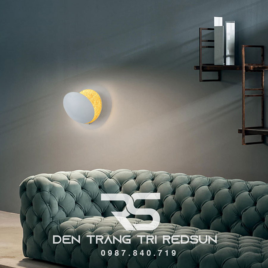 Đèn Tường Trang Trí Phòng Khách, Phòng Ngủ, Cầu Thang Nguyệt Thực Phong Cách Bắc Âu  DT-116