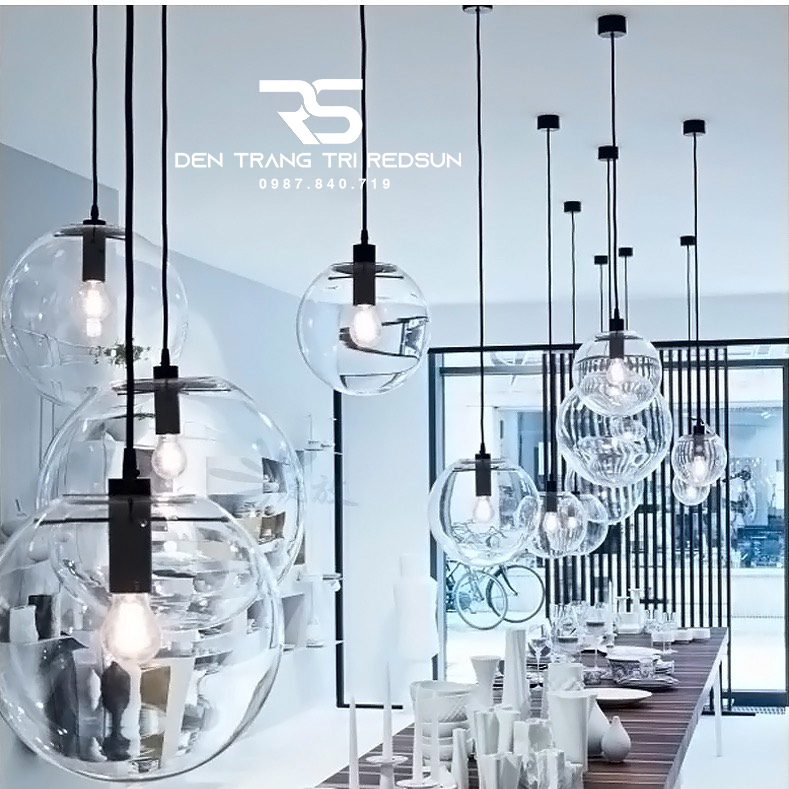 Đèn Thả Trần Hiện Đại Phong Cách Bắc Âu Chóa Thủy Tinh CDT-L006
