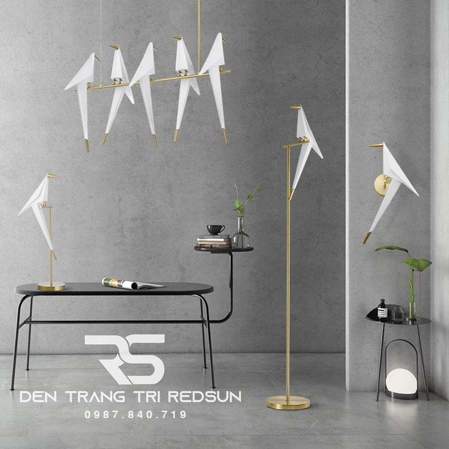 Đèn Tường Phòng Khách, Phòng Ngủ, Cầu Thang Hiện Đại Phong Cách Bắc Âu Sáng Tạo Hình Hạc Giấy DT-BVK23T1