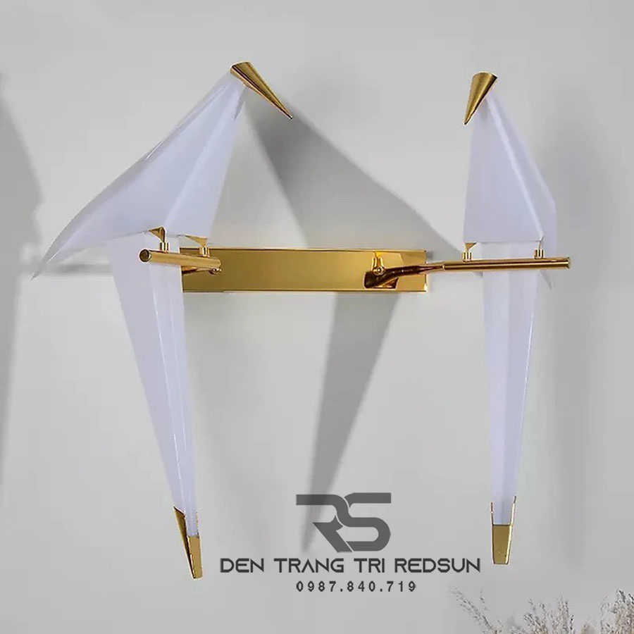 Đèn Tường Phòng Khách, Phòng Ngủ, Cầu Thang Hiện Đại Phong Cách Bắc Âu Sáng Tạo Hình Hạc Giấy DT-BVK23T2