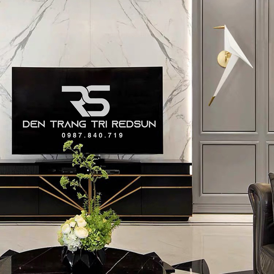 Đèn Tường Phòng Khách, Phòng Ngủ, Cầu Thang Hiện Đại Phong Cách Bắc Âu Sáng Tạo Hình Hạc Giấy DT-BVK23T1