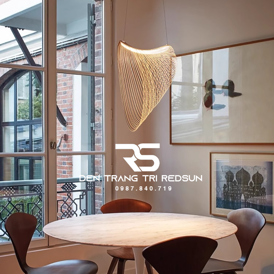 Đèn Thả Trần Hiện Đại Bắc Âu Chất Liệu Gỗ DC-BTTK88