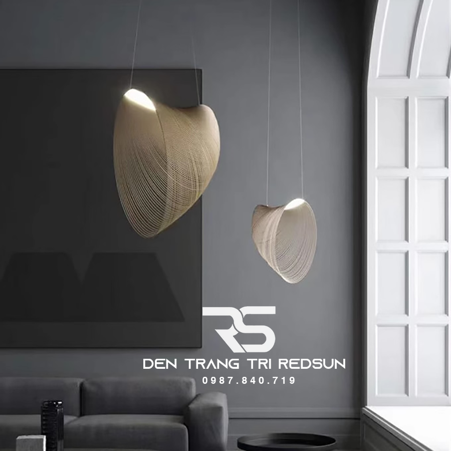 Đèn Thả Trần Hiện Đại Bắc Âu Chất Liệu Gỗ DC-BTTK88