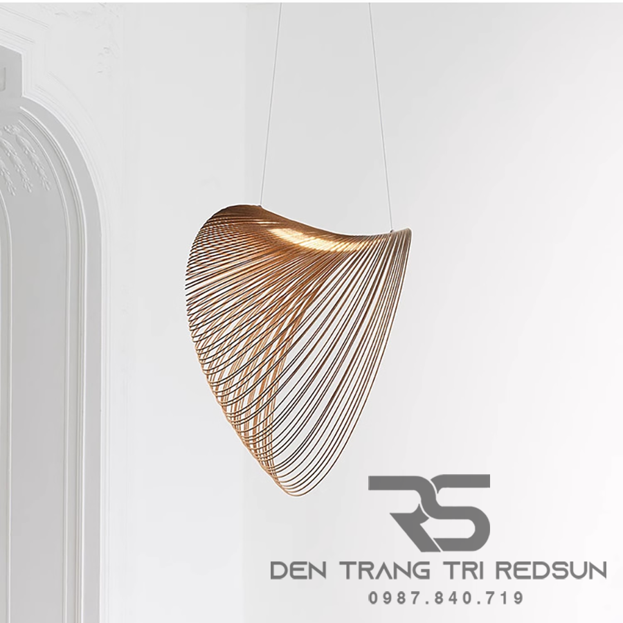 Đèn Thả Trần Hiện Đại Bắc Âu Chất Liệu Gỗ DC-BTTK88