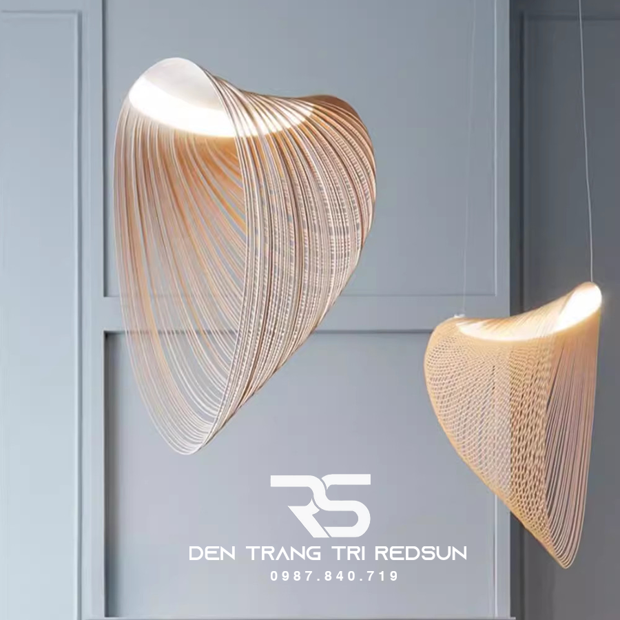 Đèn Thả Trần Hiện Đại Bắc Âu Chất Liệu Gỗ DC-BTTK88