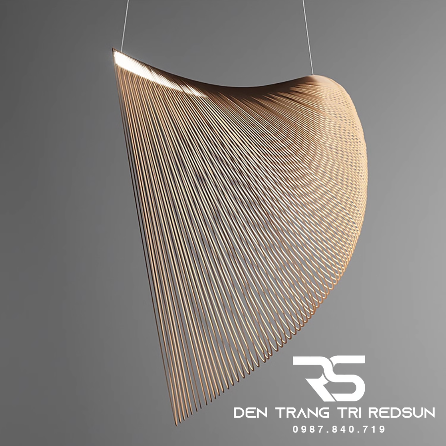 Đèn Thả Trần Hiện Đại Bắc Âu Chất Liệu Gỗ DC-BTTK88