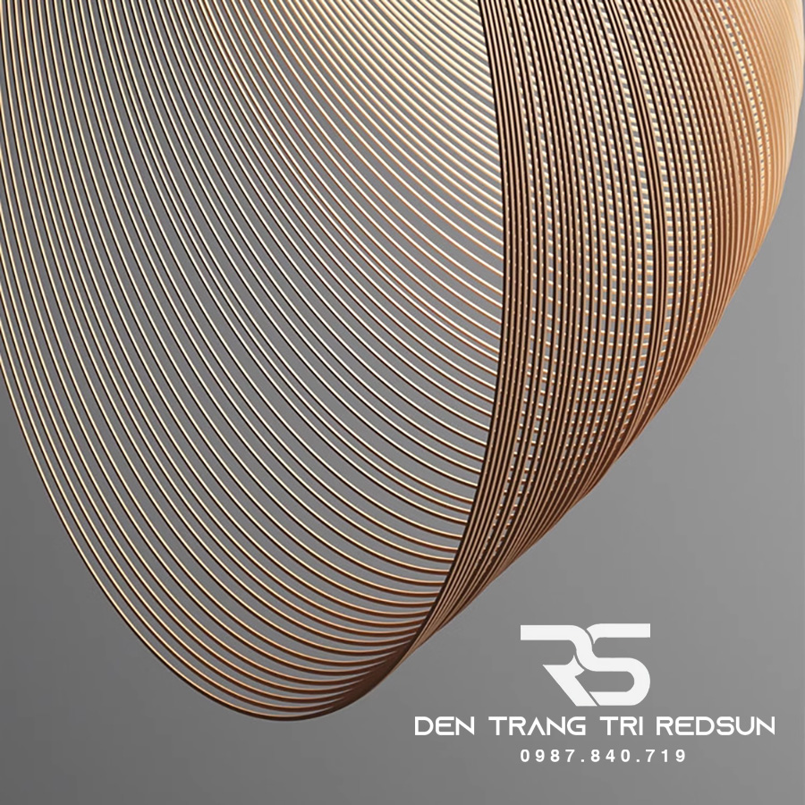 Đèn Thả Trần Hiện Đại Bắc Âu Chất Liệu Gỗ DC-BTTK88