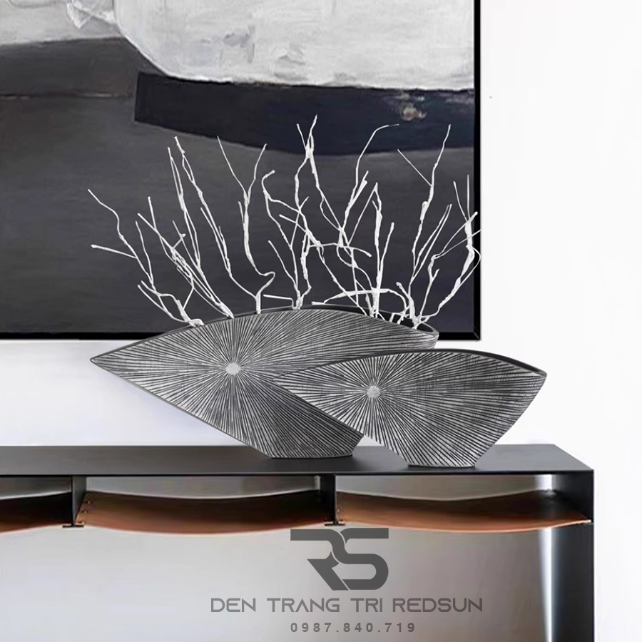 Bình Hoa Nghệ Thuật Uốn Cong Trang Trí Phòng Khách, Phòng Ngủ, Phòng Ăn Phong Cách Bắc Âu DDC-003