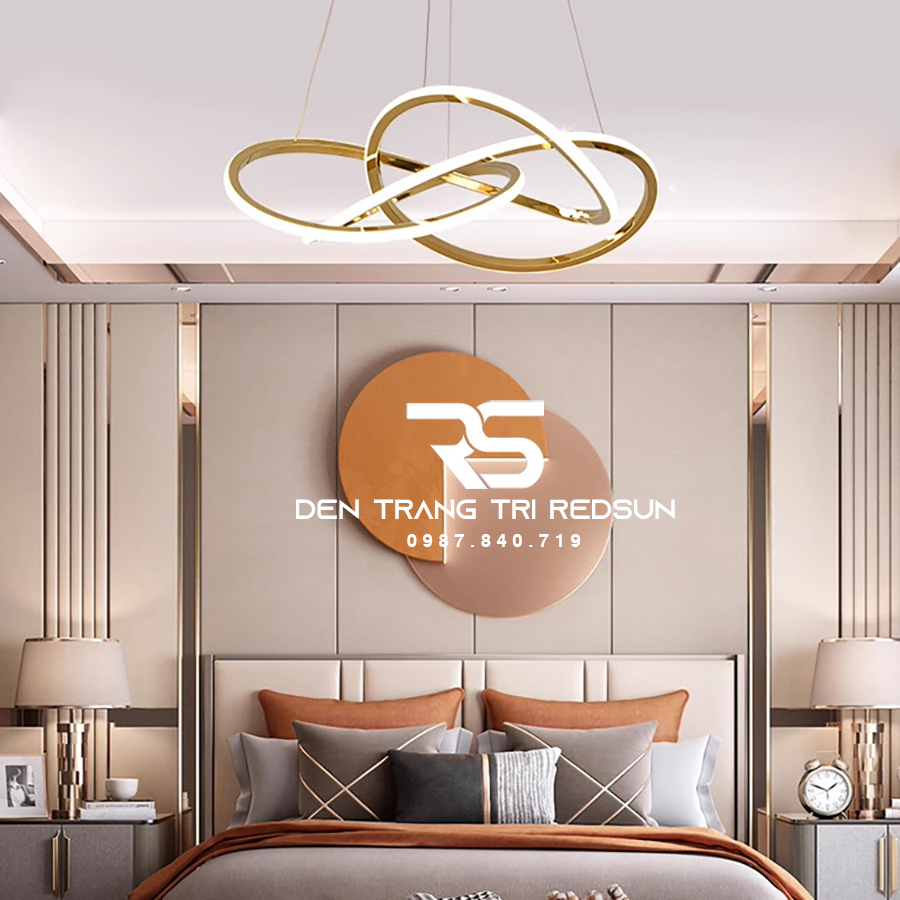 Đèn Thả Trần Hiện Đại Vòng Đan Xen Phong Cách Bắc Âu DC-1013