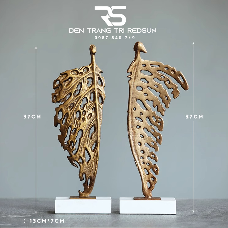 Đồ Trang Trí Nghệ Thuật Phòng Khách, Phòng Ngủ, Phòng Ăn Hình Lá Phong Cách Bắc Âu DDC-007