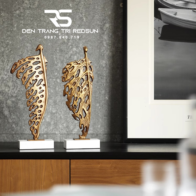 Đồ Trang Trí Nghệ Thuật Phòng Khách, Phòng Ngủ, Phòng Ăn Hình Lá Phong Cách Bắc Âu DDC-007