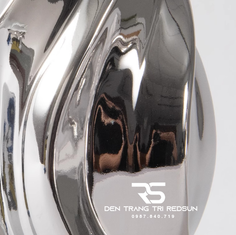 Bình Hoa Nghệ Thuật Lượn Sóng Trang Trí Phòng Khách, Phòng Ngủ, Phòng Ăn Phong Cách Bắc Âu DDC-008