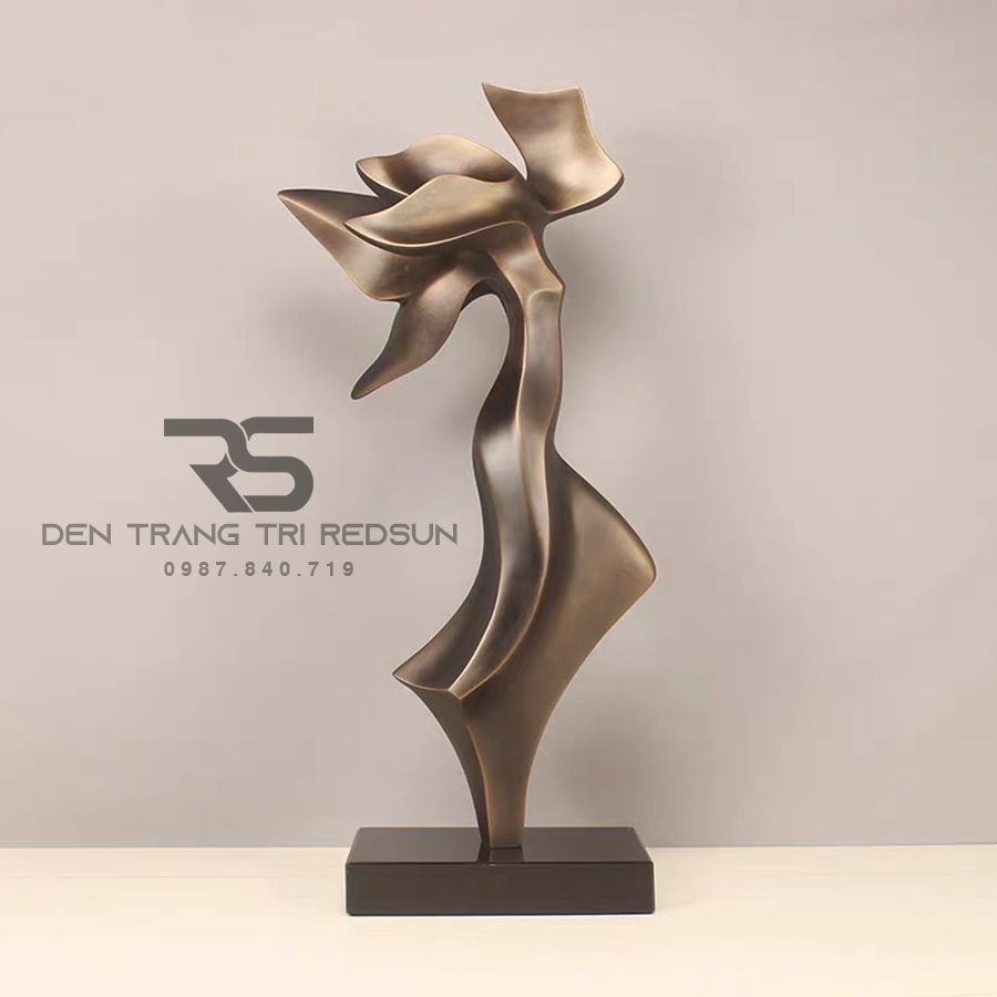 Đồ Trang Trí Nghệ Thuật Phòng Khách, Phòng Ngủ, Phòng Ăn Điêu Khắc Mô Hình Người Trừu Tượng DDC-011 Dáng C