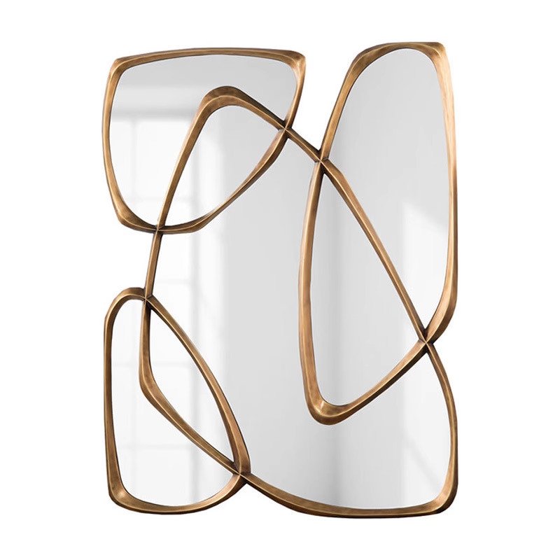 Gương Treo Tường Nghệ Thuật Trang Trí Phòng Khách, Phòng Ăn, Hành Lang Phong Cách Bắc Âu GDC-010