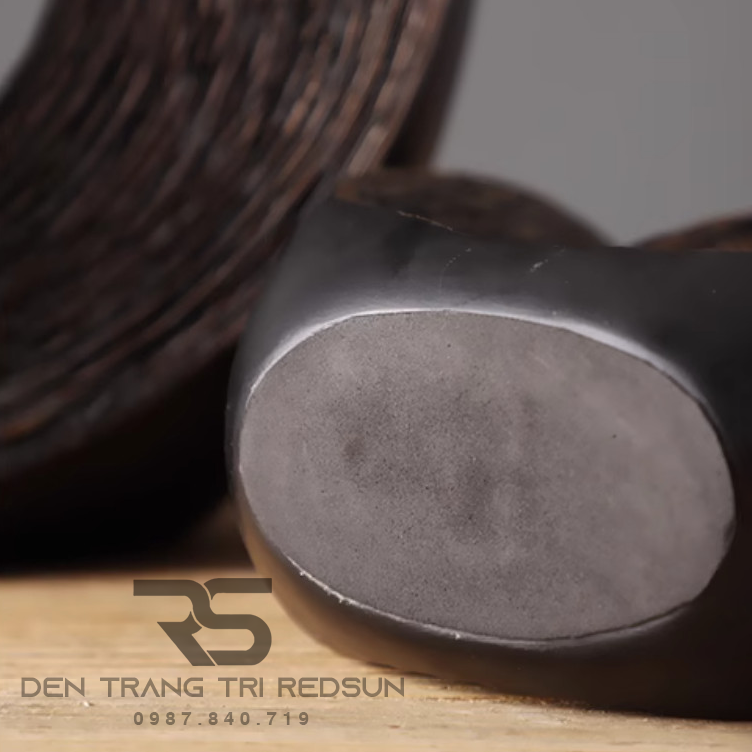 Đồ Trang Trí Nghệ Thuật Phòng Khách, Phòng Ngủ, Phòng Ăn Điêu Khắc Thủ Công Hình Quả Táo DDC-012