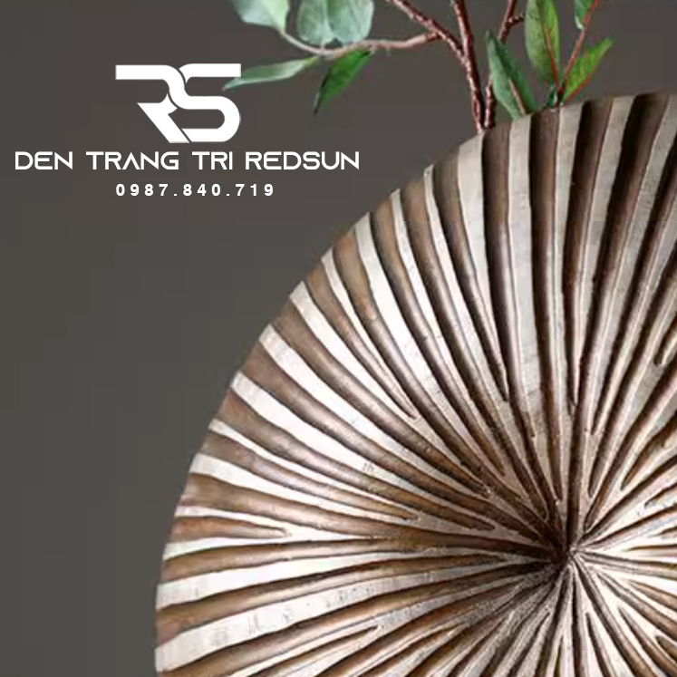 Bình Hoa Nghệ Thuật Trang Trí Phòng Khách, Phòng Ngủ, Phòng Ăn Điêu Khắc Thủ Công Hình Vỏ Sò DDC-013