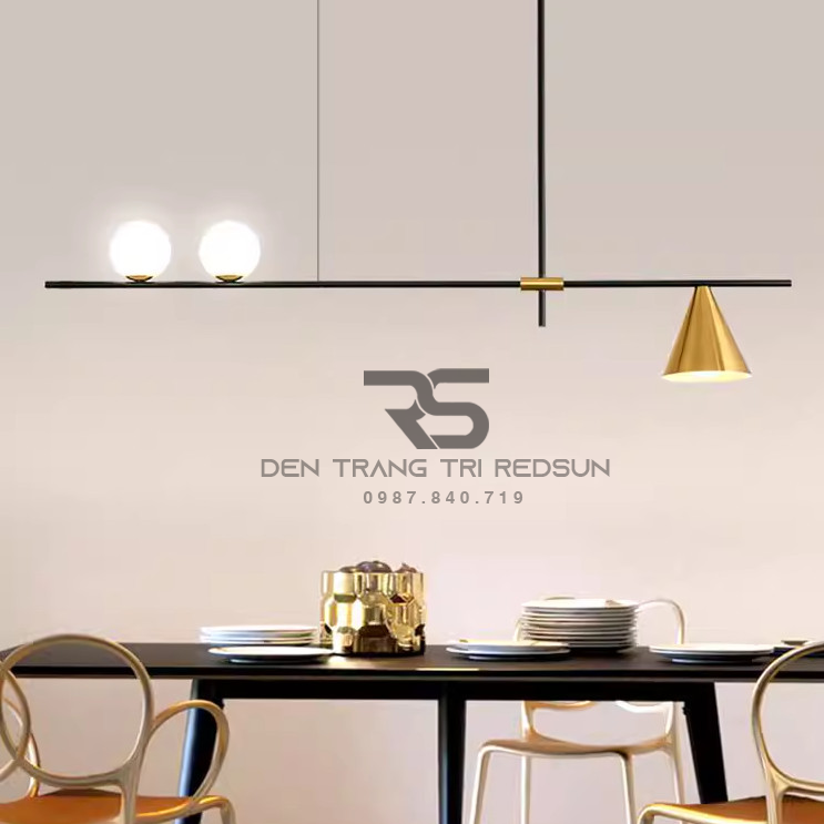 Đèn Thả Bàn Ăn Hiện Đại Chóa Thúy Tinh Phong Cách Bắc Âu TH752 (DC-T006)