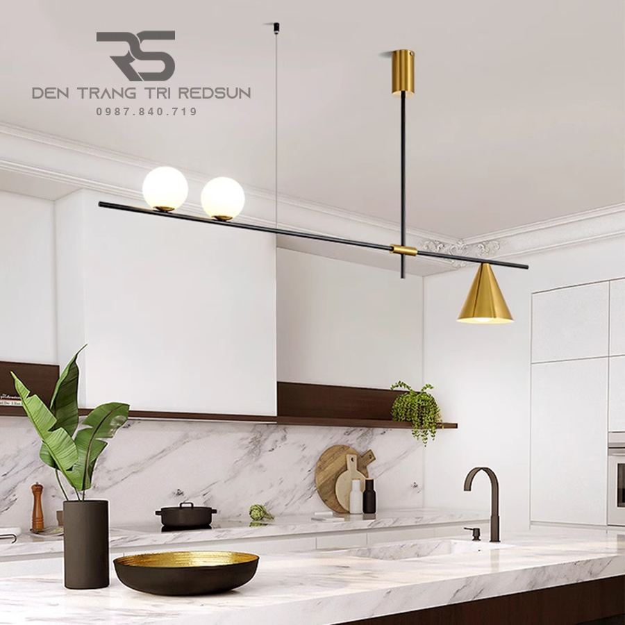 Đèn Thả Bàn Ăn Hiện Đại Chóa Thúy Tinh Phong Cách Bắc Âu TH752 (DC-T006)