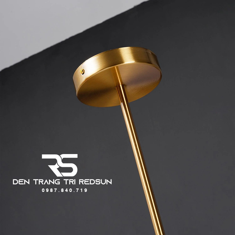 Đèn Thả Trần Hiện Đại Lá Sen Phong Cách Bắc Âu Chất Liệu Mica CDT-T052