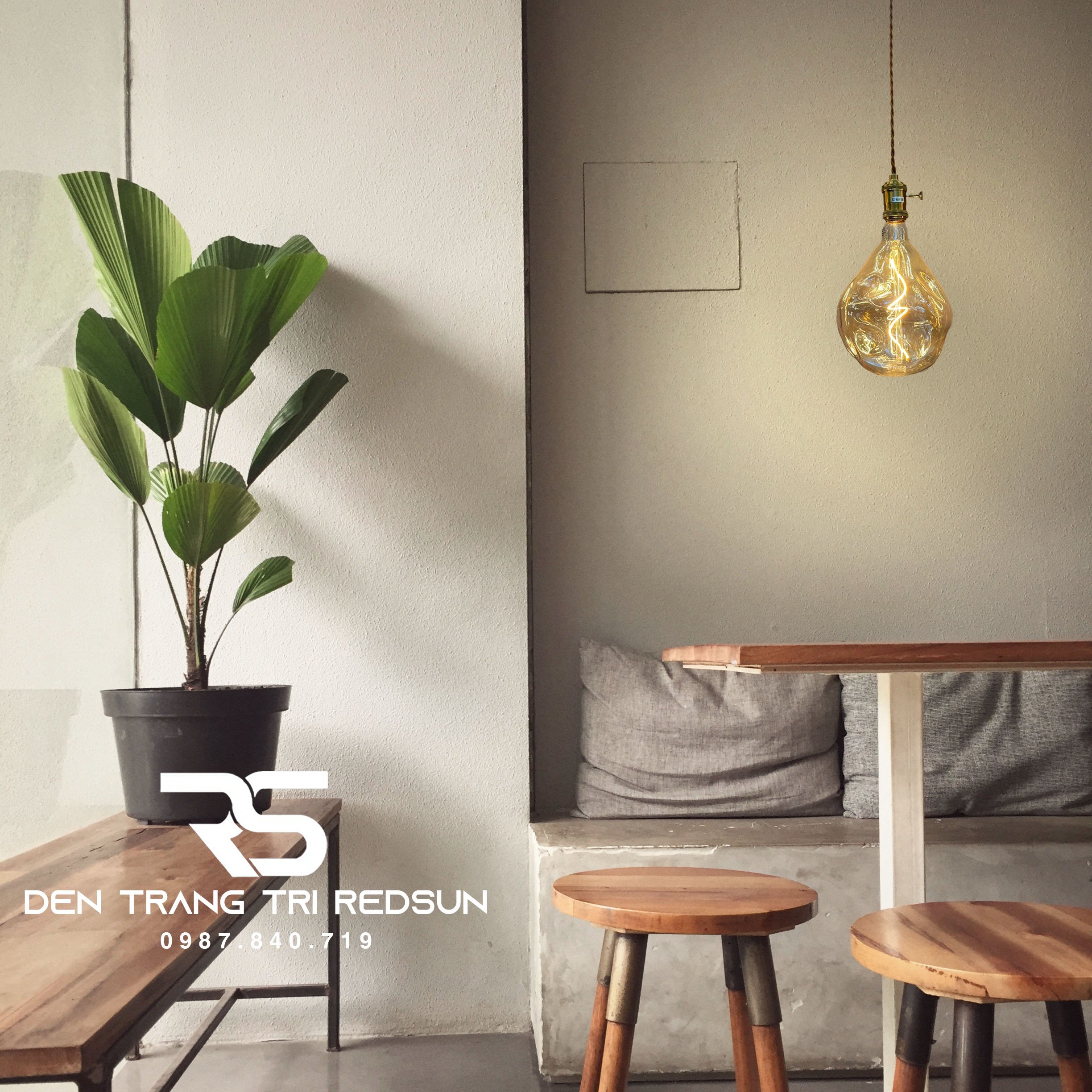 Đèn Thả Thuỷ Tinh Edison Cổ Điển Thế Hệ Mới Phong Cách Bắc Âu CDT-T047 Dáng B