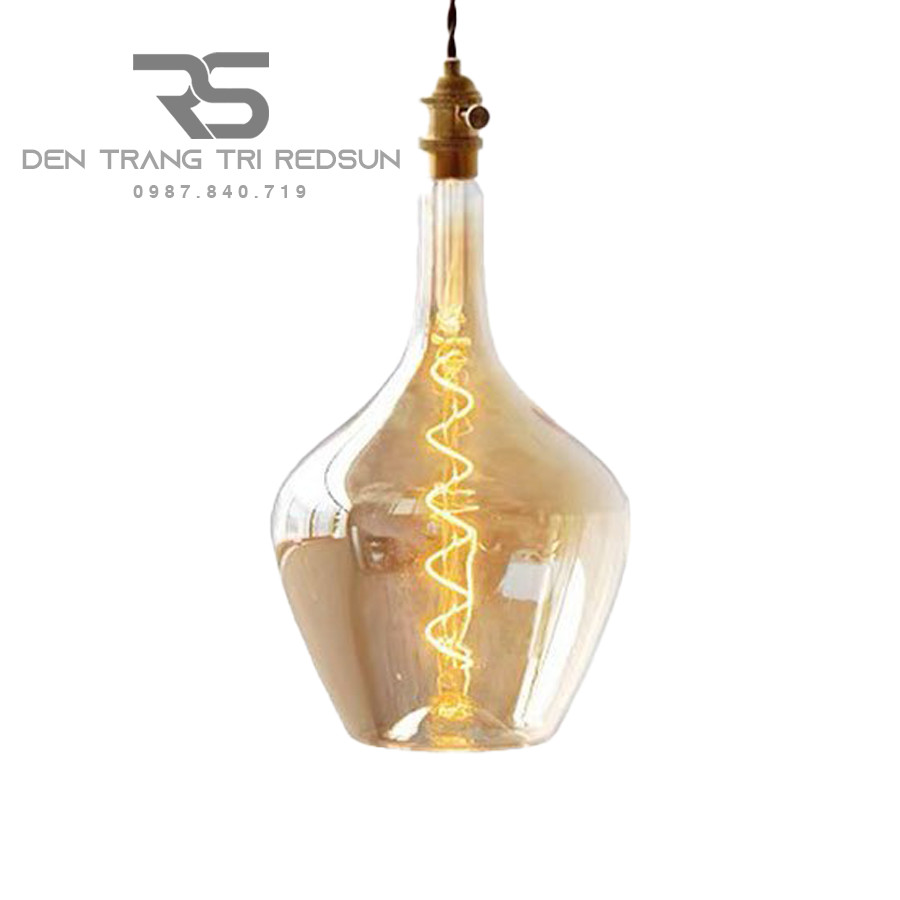 Đèn Thả Thuỷ Tinh Edison Cổ Điển Thế Hệ Mới Phong Cách Bắc Âu CDT-T047 Dáng C