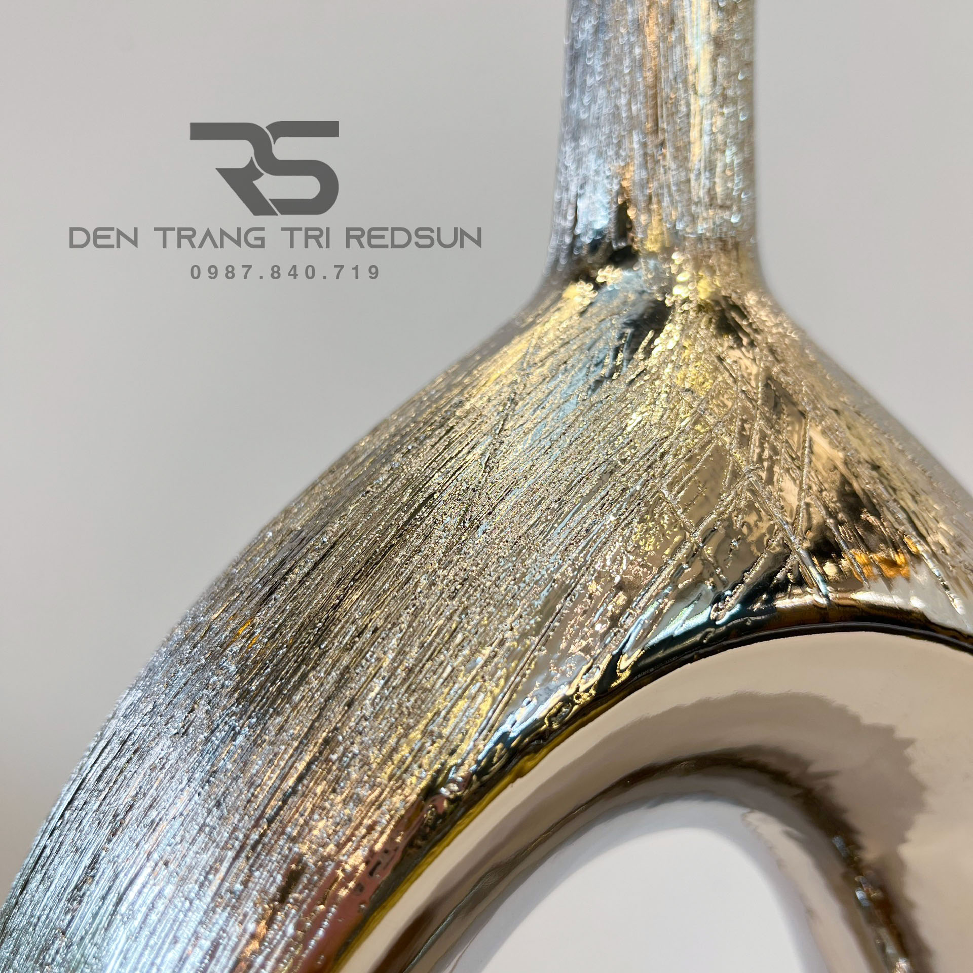 Bình Hoa Nghệ Thuật Chất Liệu Gốm Trang Trí Phòng Khách, Phòng Ngủ, Phòng Ăn Phong Cách Hiện Đại DDC-010