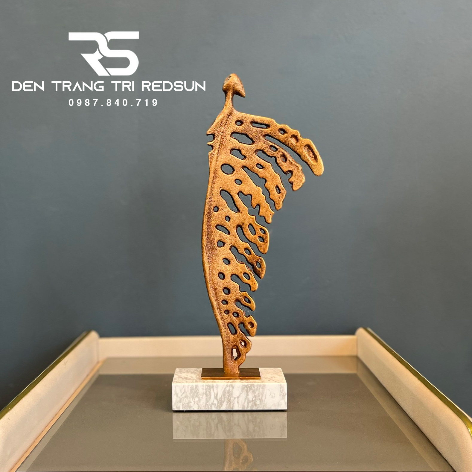 Đồ Trang Trí Nghệ Thuật Phòng Khách, Phòng Ngủ, Phòng Ăn Hình Lá Phong Cách Bắc Âu DDC-007