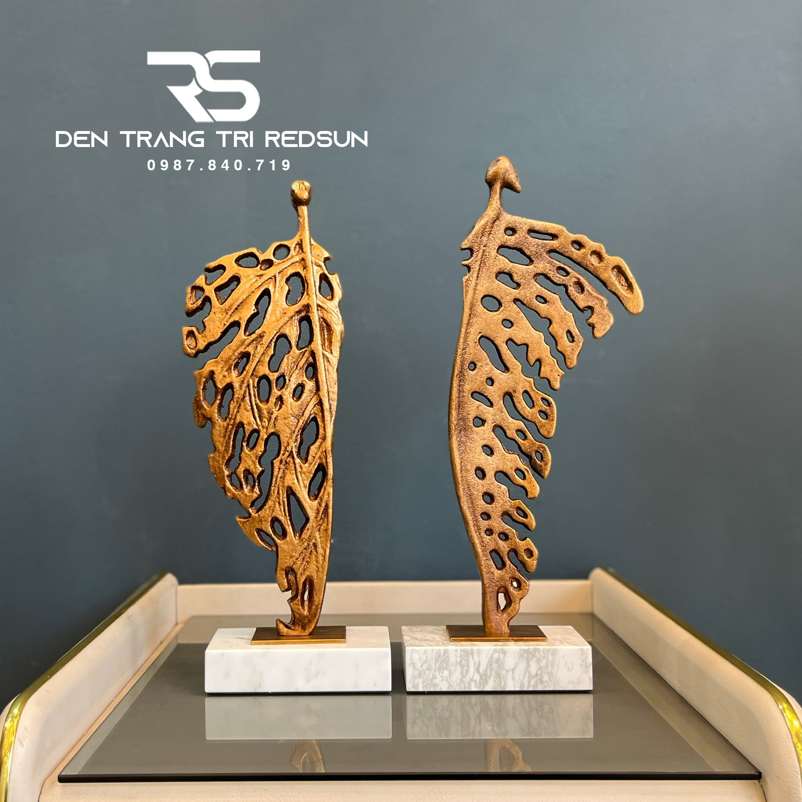 Đồ Trang Trí Nghệ Thuật Phòng Khách, Phòng Ngủ, Phòng Ăn Hình Lá Phong Cách Bắc Âu DDC-007