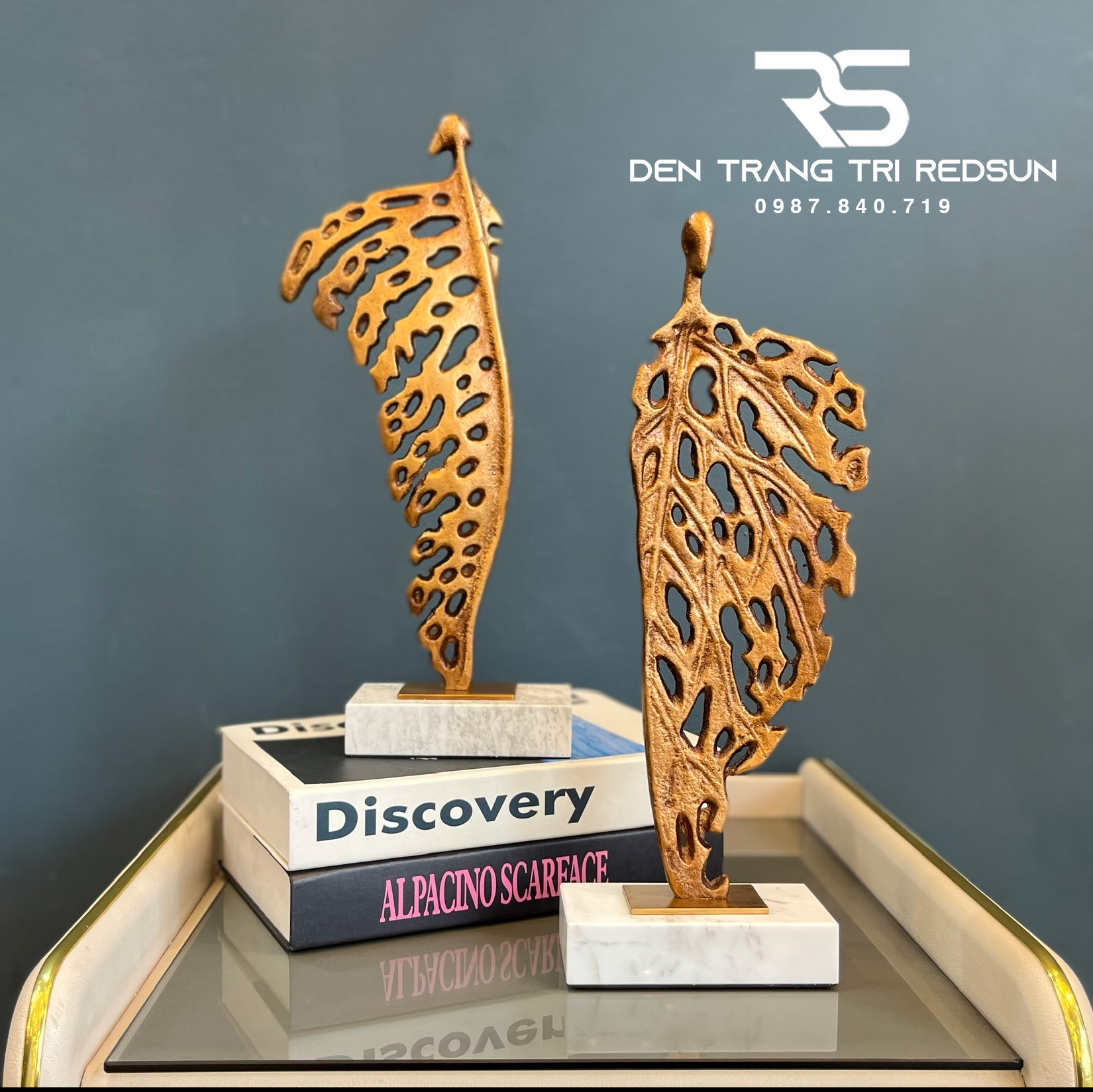 Đồ Trang Trí Nghệ Thuật Phòng Khách, Phòng Ngủ, Phòng Ăn Hình Lá Phong Cách Bắc Âu DDC-007