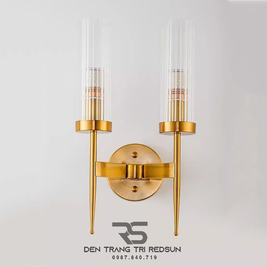 Đèn tường Trang Trí Phòng Khách, Cầu Thang Chao Thuỷ Tinh DT-C903/2