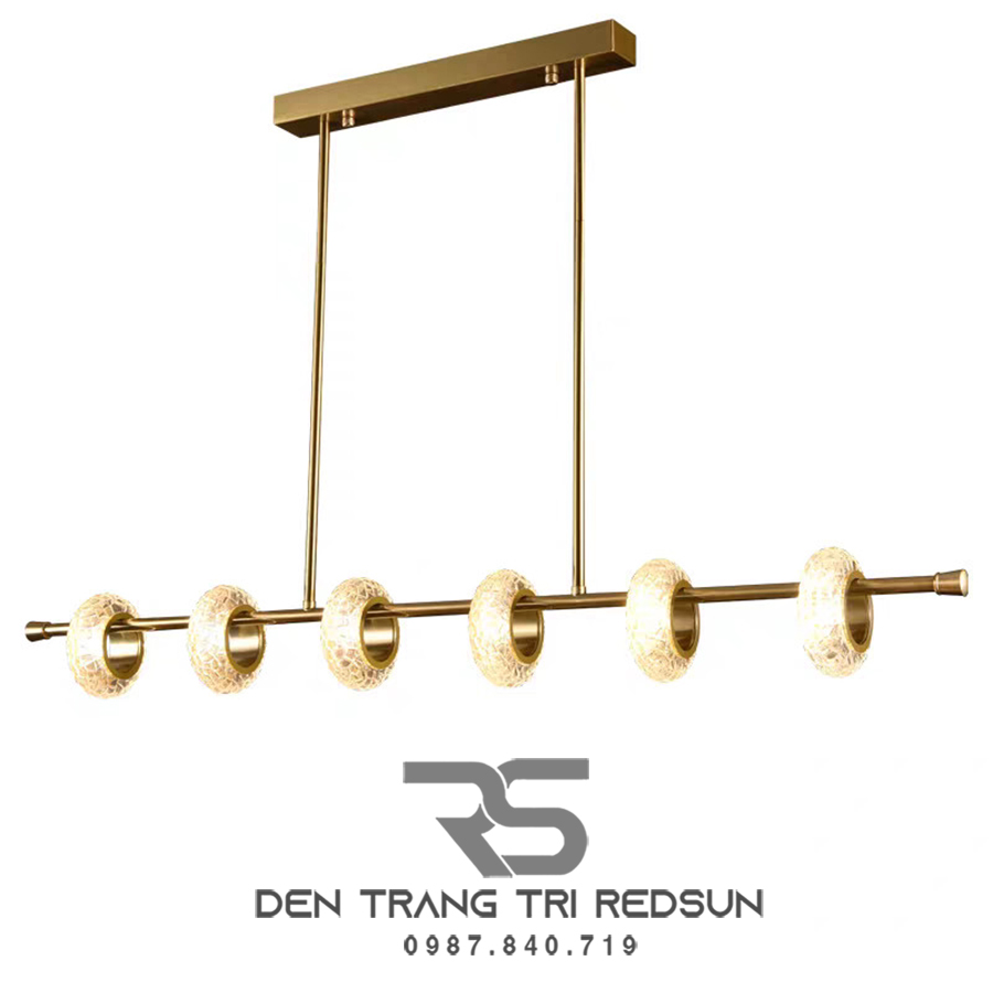 Đèn Thả Bàn Ăn Hiện Đại Phong Cách Bắc Âu Choá Pha Lê DC-BTTK108N6
