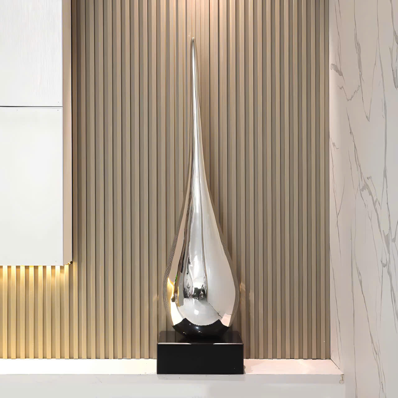 Đồ Trang Trí Nội Thất Phòng Khách, Hành Lang, Sảnh Chờ Phong Cách Bắc Âu Hình Giọt Nước DDC-004