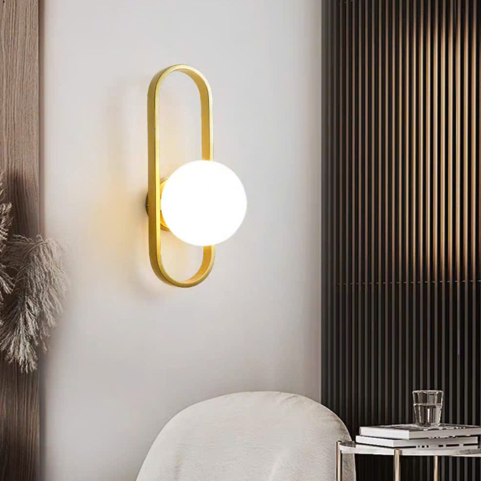 Đèn Tường Trang Trí Phòng Khách, Cầu Thang Chao Thuỷ Tinh DT-109