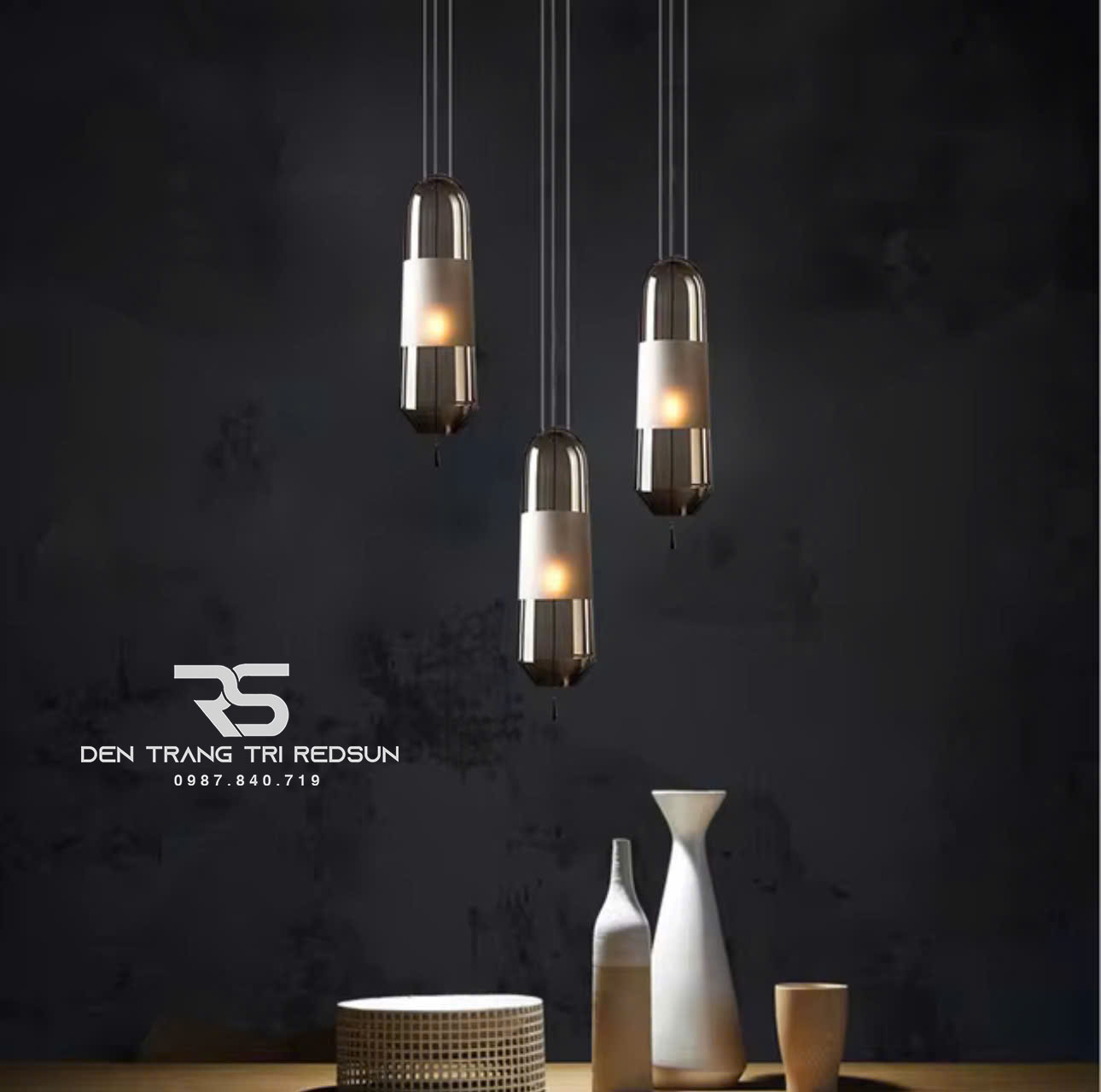 Đèn Thả Hiện Đại Lắp Phòng Ăn, Phòng Ngủ Phong Cách Bắc Âu CDT-1039