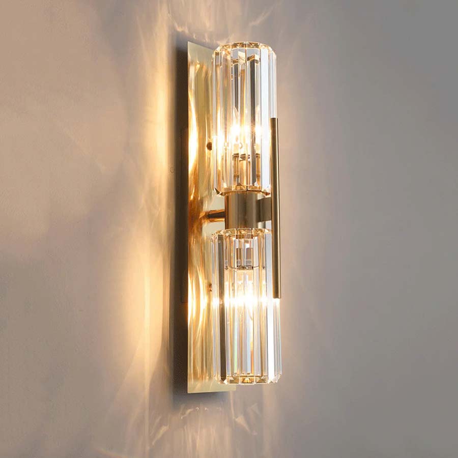 Đèn Tường Trang Trí Phòng Khách, Phòng Ngủ, Cầu Thang Phong Cách Bắc Âu Chất Liệu Pha Lê DTP-003