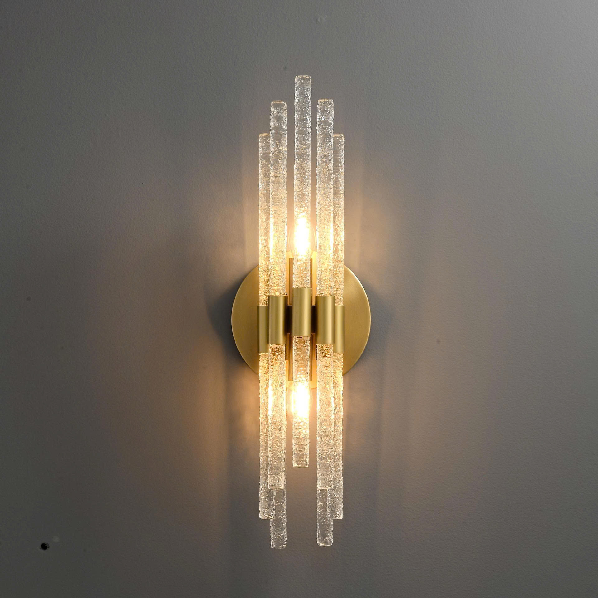 Đèn Tường Trang Trí Phòng Khách, Phòng Ngủ, Cầu Thang Phong Cách Bắc Âu Chất Liệu Pha Lê DTP-004