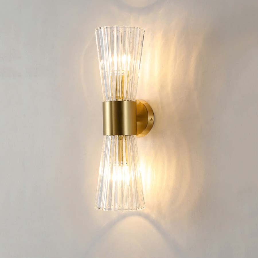 Đèn Tường Trang Trí Phòng Khách, Phòng Ngủ, Cầu Thang Phong Cách Bắc Âu Chất Liệu Pha Lê DTP-010