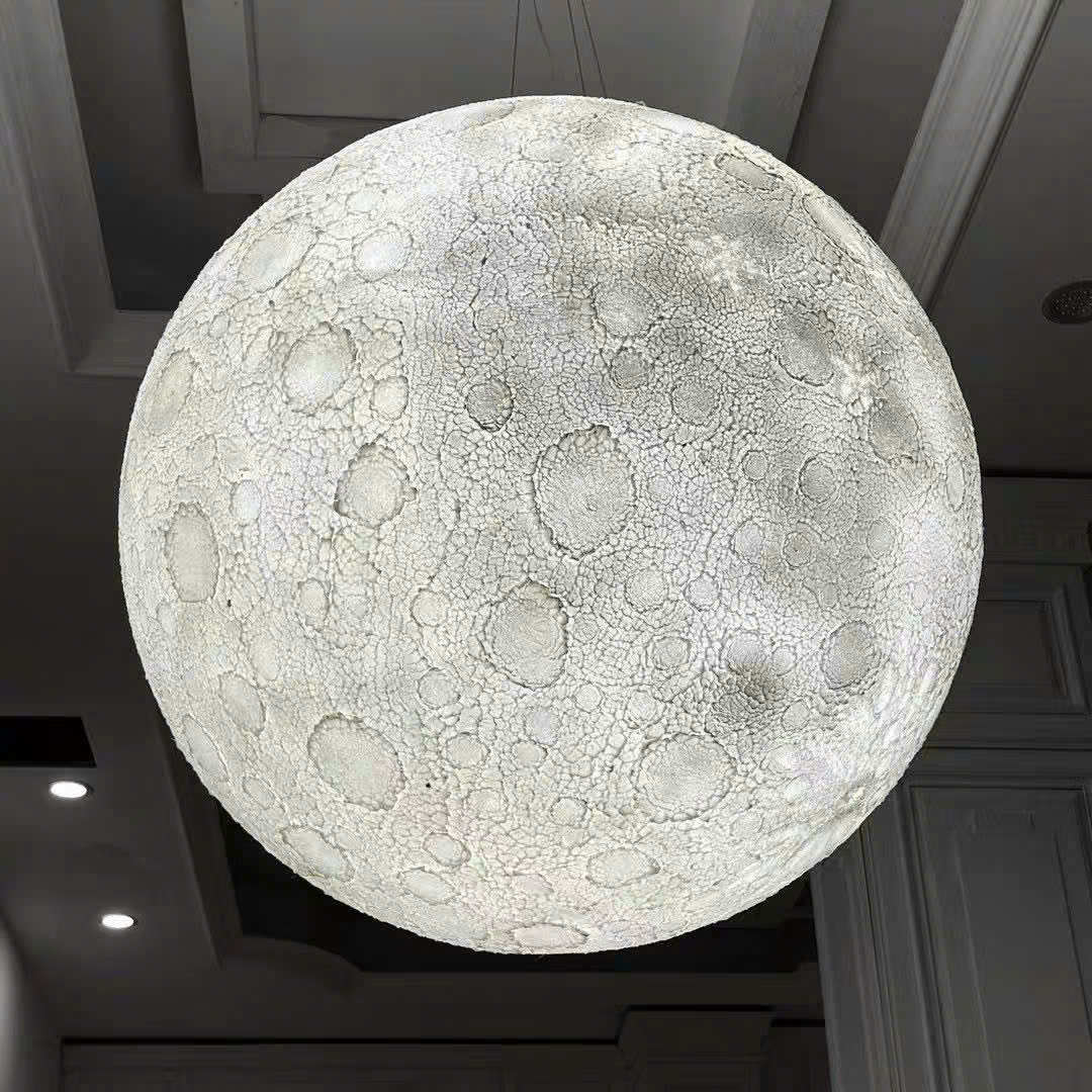 Đèn Mặt Trăng Siêu To Khổng Lồ 3D Lắp Trang Trí Ngoài Trời DC-T109