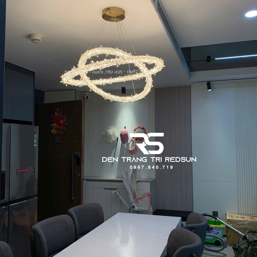 Đèn Chùm Pha Lê Lắp Phòng Khách, Phòng Ăn Hiện Đại DC-1043