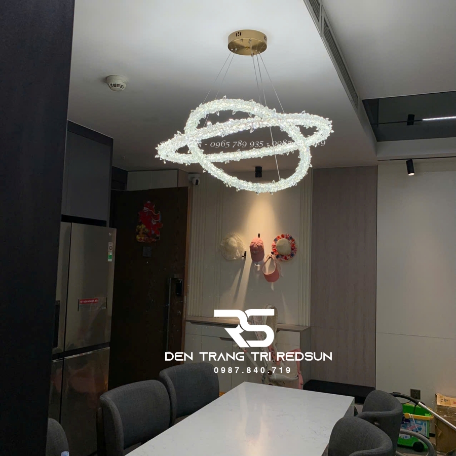 Đèn Chùm Pha Lê Lắp Phòng Khách, Phòng Ăn Hiện Đại DC-1043