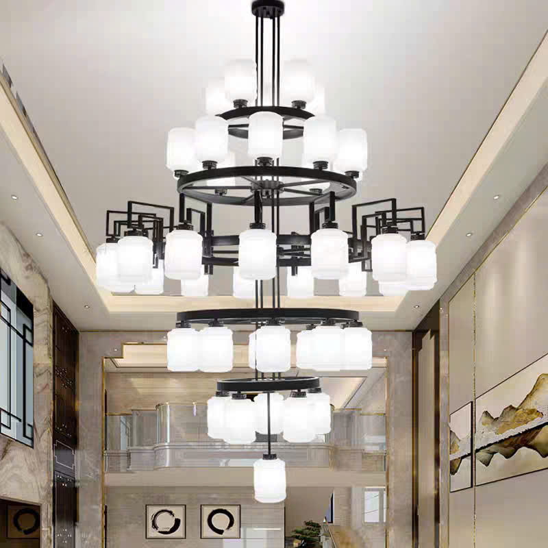 Đèn Chùm Phòng Khách Phong Cách Indochine IDC-017