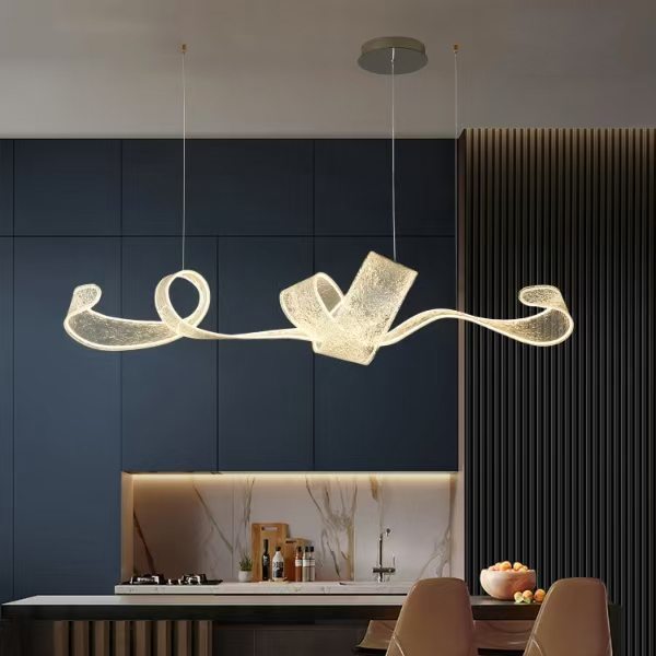 Đèn Thả Hiện Đại Dáng Dải Lụa Acrylic Kiểu Mới Phong Cách Bắc Âu DC-T104
