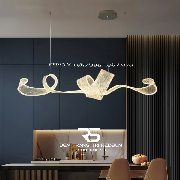 Đèn Thả Hiện Đại Dáng Dải Lụa Acrylic Kiểu Mới Phong Cách Bắc Âu DC-T104