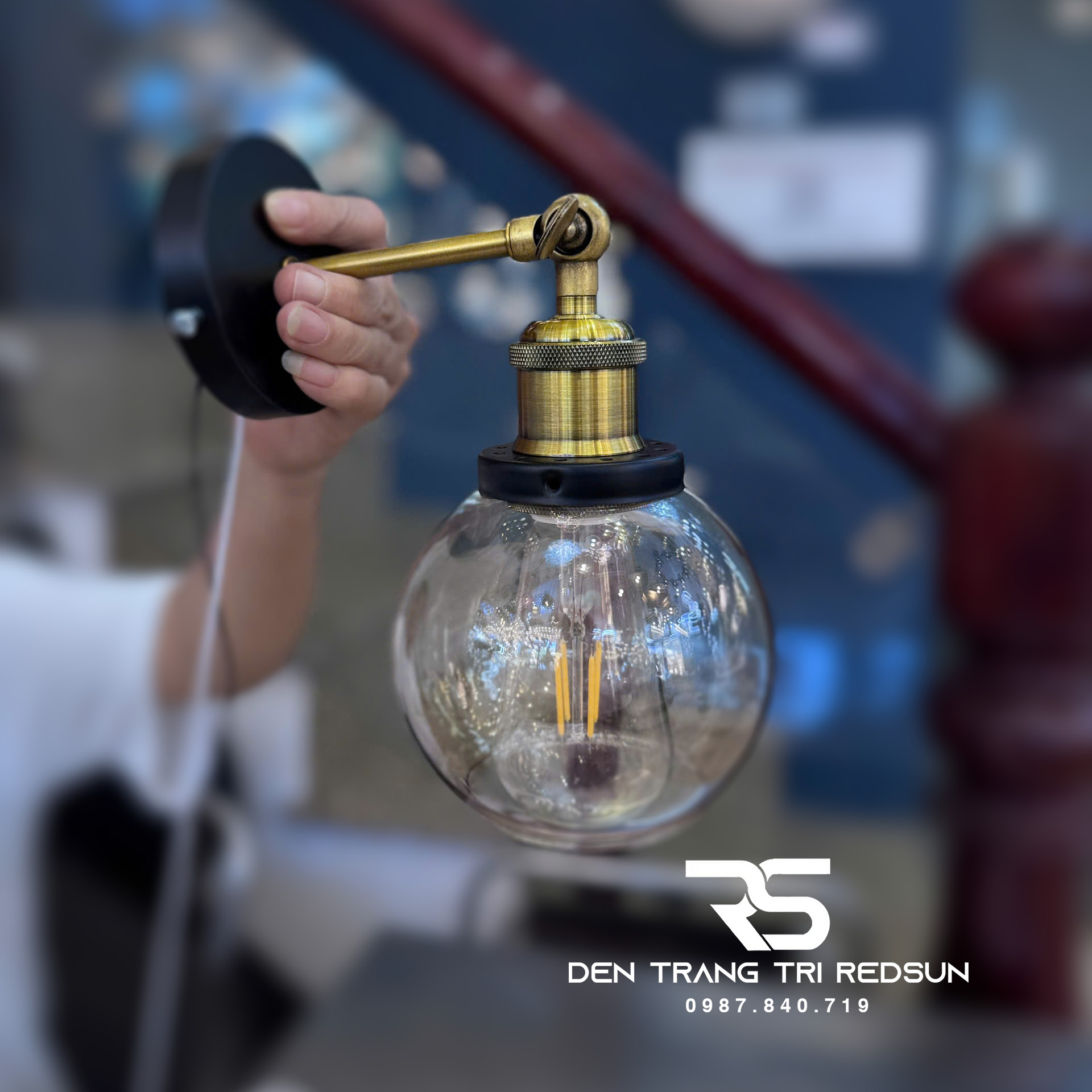 Đèn Tường Trang Trí Phòng Khách, Phòng Ngủ, Cầu Thang Phong Cách Bắc Âu DT1120