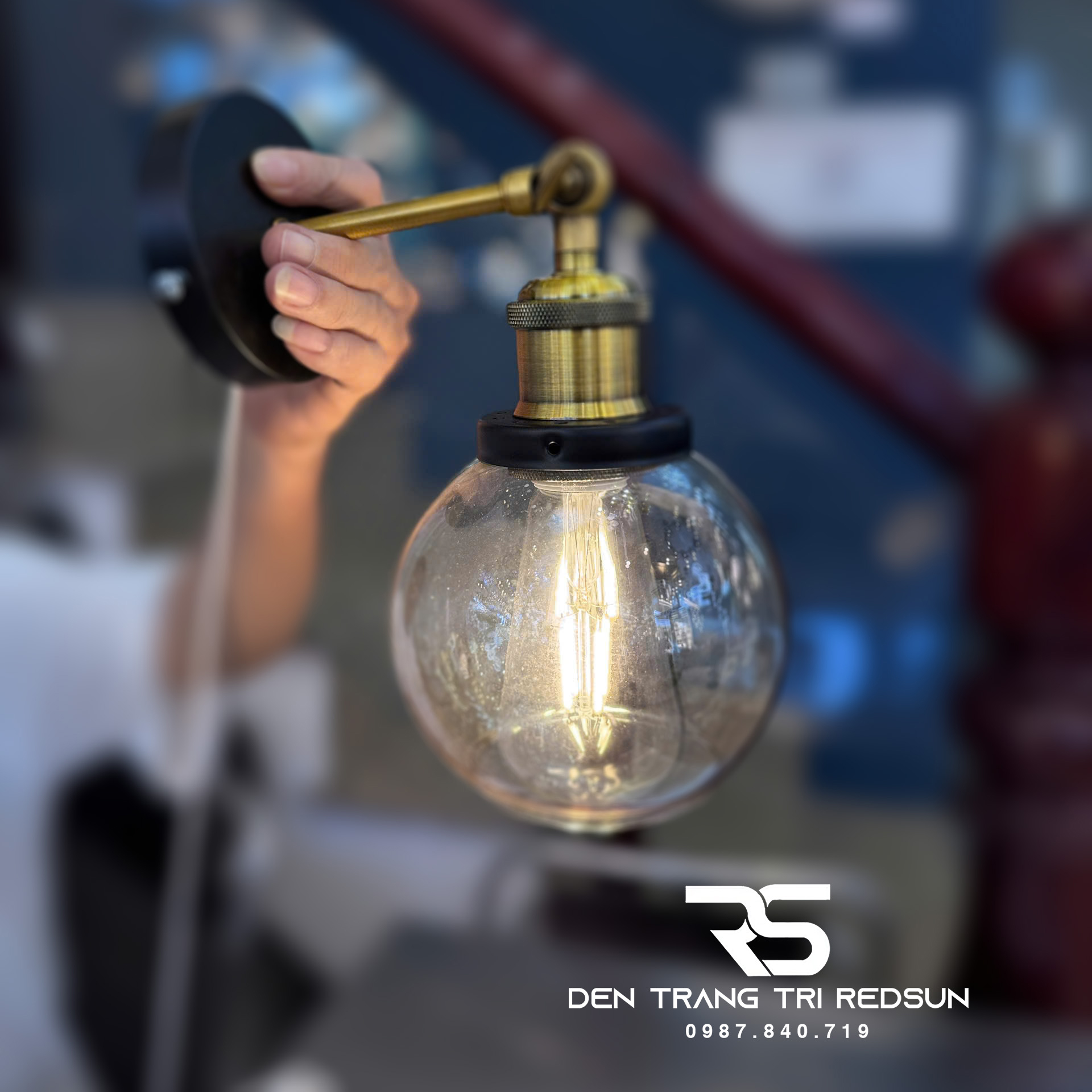 Đèn Tường Trang Trí Phòng Khách, Phòng Ngủ, Cầu Thang Phong Cách Bắc Âu DT1120