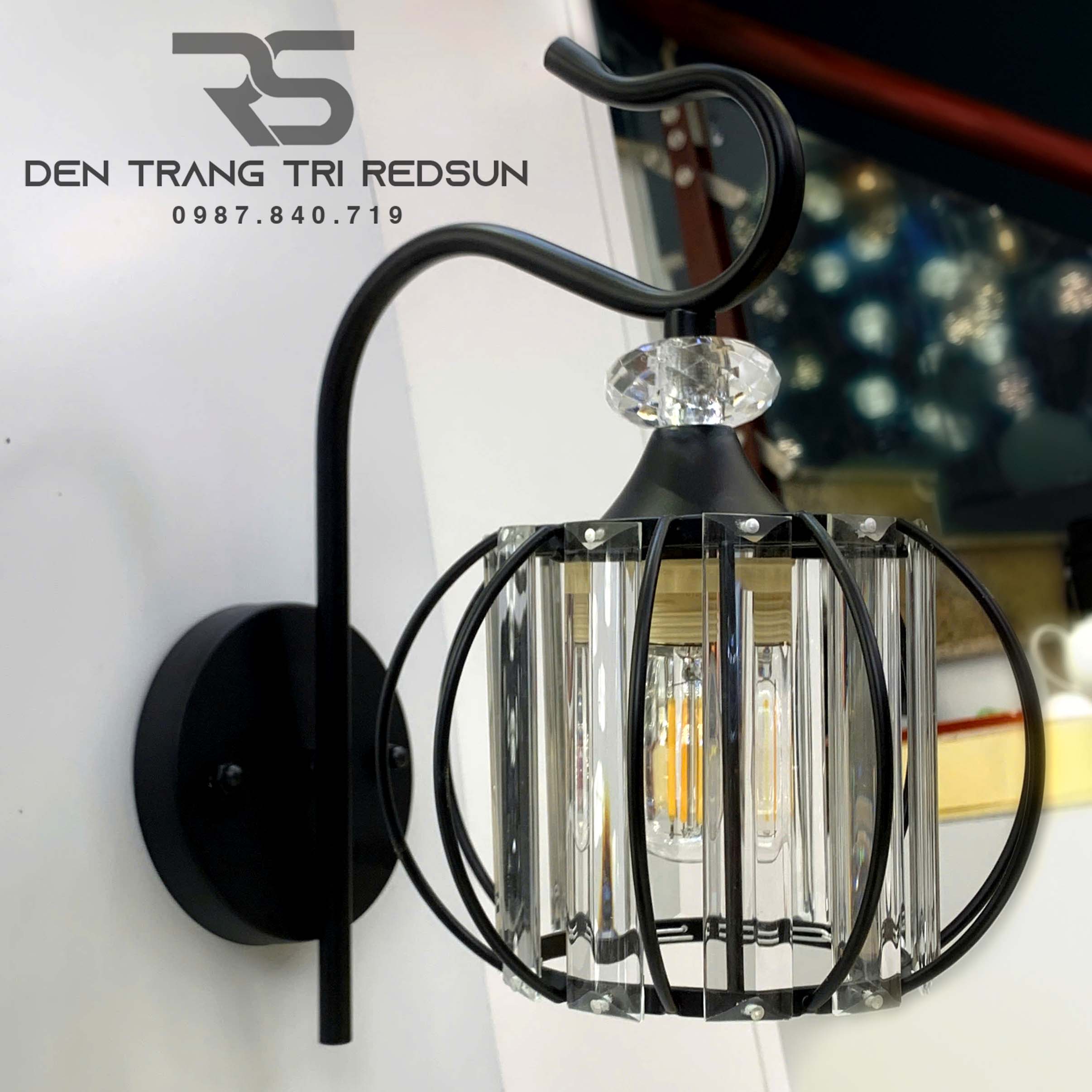 Đèn tường trang trí phòng khách, phòng ngủ hình đèn lồng DT-D3277