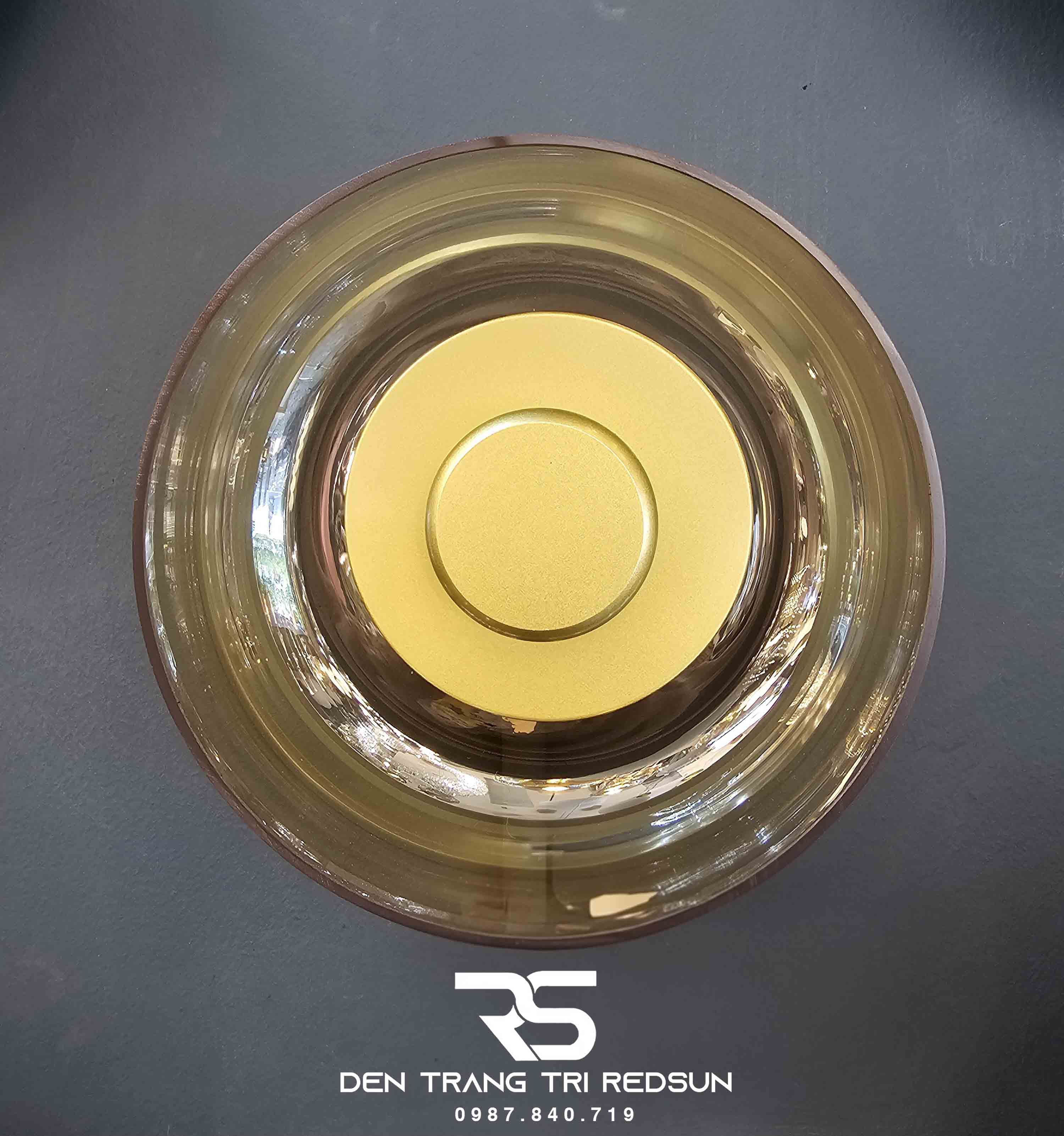 Đèn Tường Trang Trí Phòng Khách, Phòng Ngủ Hiện Đại Phong Cách Bắc Âu Chóa Thủy Tinh DT-1038