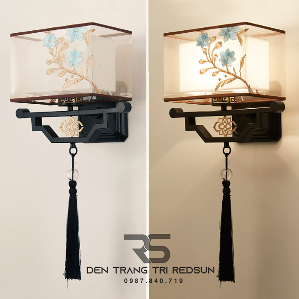 Đèn Tường Phòng Khách, Phòng Ngủ, Hành Lang Phong Cách Indochine DT-I008