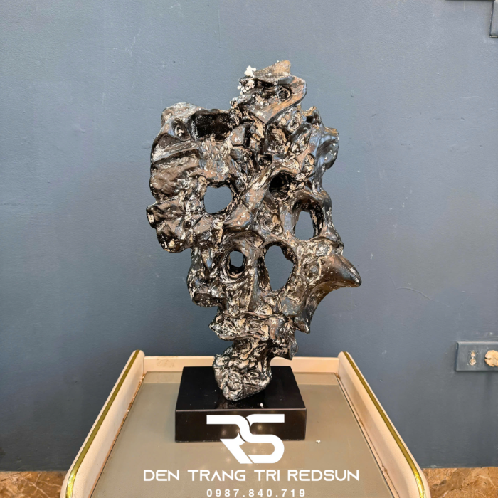 Đồ Trang Trí Nghệ Thuật Phòng Khách, Hành Lang, Sảnh Chờ Nhà Hàng, Khách Sạn Điêu Khắc Dạng Hình Học DDC-ZG007